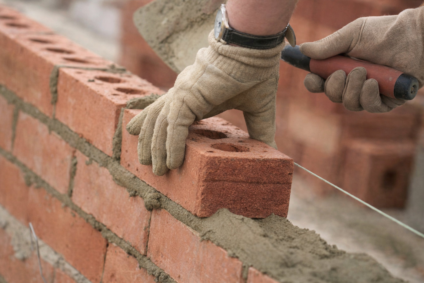 Brick wall installation